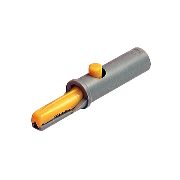 Pinza Cocodrilo Aislada AK-10 Amarilla Hirschmann