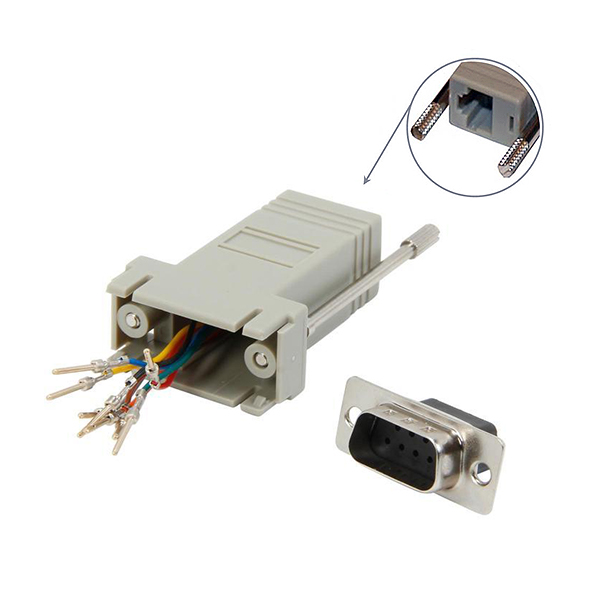Adaptador DB9 Macho/RJ45