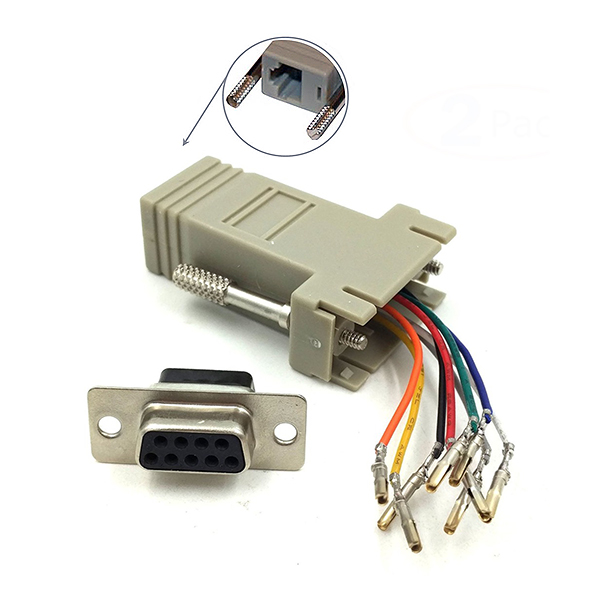 Adaptador DB9 Hembra/RJ45