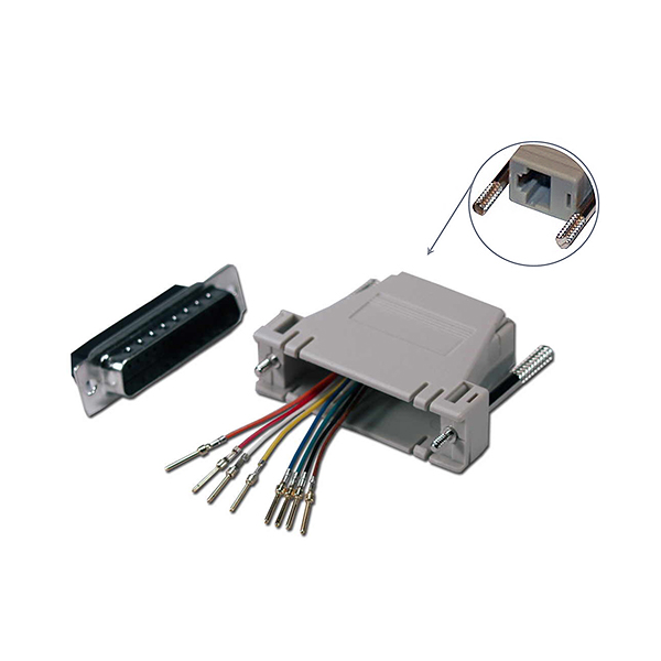 Adaptador DB25 Macho/RJ45