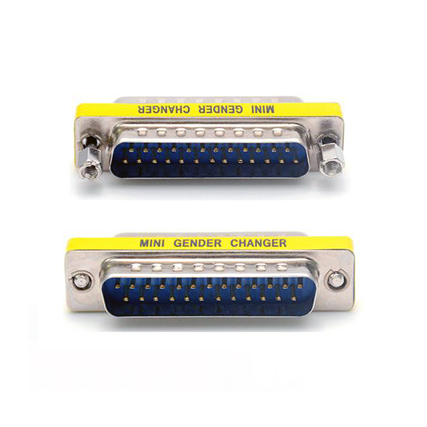 Adaptador DB25 Macho/DB25 Macho