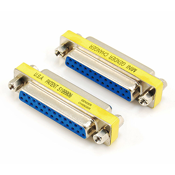Adaptador DB25 Hembra/DB25 Hembra