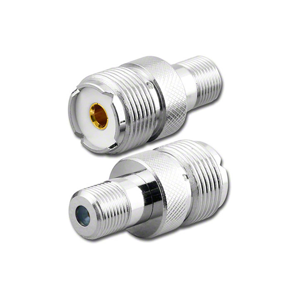 Adaptador F Hembra/UHF Hembra