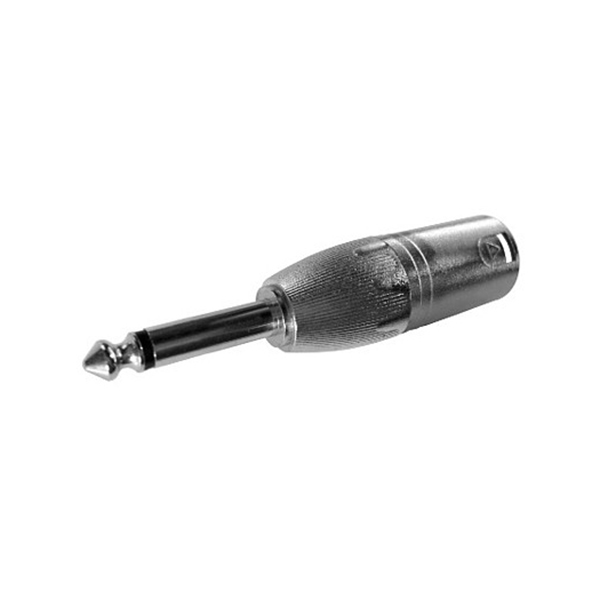 Adaptador XLR3 Macho/Jack6,3Mo Macho