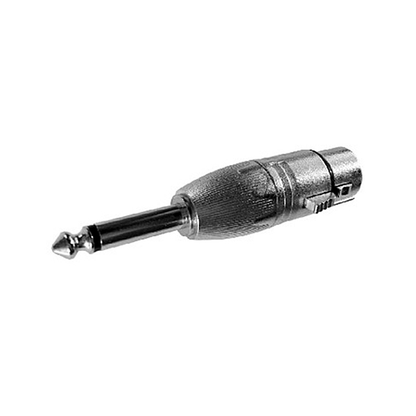 Adaptador Jack6,3Mo Macho/XLR3 Hembra