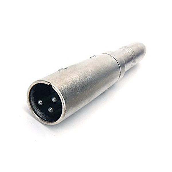 Adaptador XLR3 Macho/Jack6,3Mo Hembra