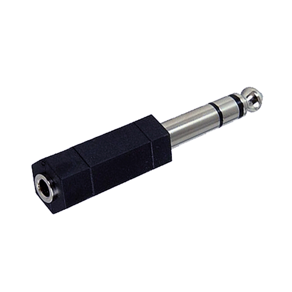 Adaptador Jack6,3St Macho/Jack3,5St Hembra