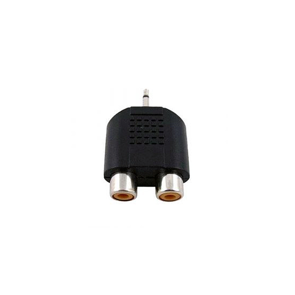Adaptador Jack3,5Mo Macho/2 x RCA Hembra (hasta finalizar existencias)