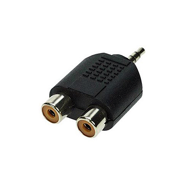 Adaptador Jack3,5St Macho/2 x RCA Hembra