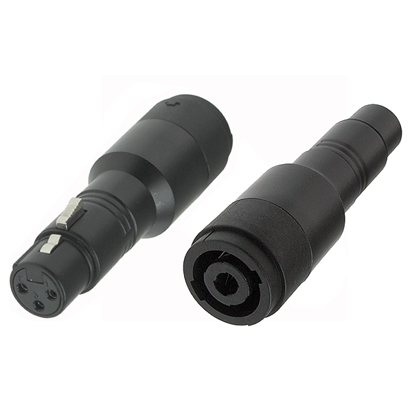 Adaptador XLR3 Hembra/Speakon 4C Hembra