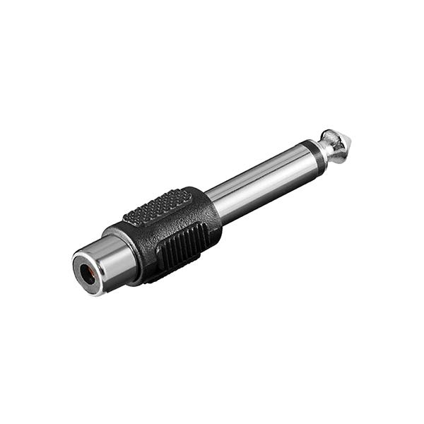 Adaptador Jack6,3Mo Macho/RCA Hembra