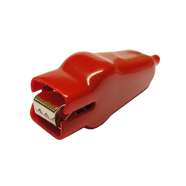 Pinza Cocodrilo ATORNILLABLE 20A Roja
