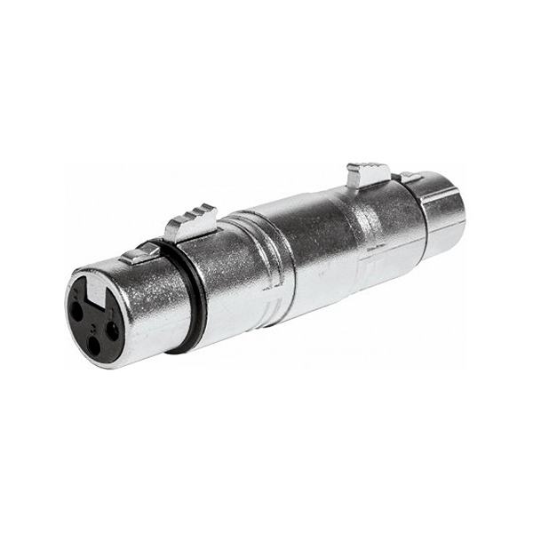 Adaptador XLR3 Hembra/XLR3 Hembra