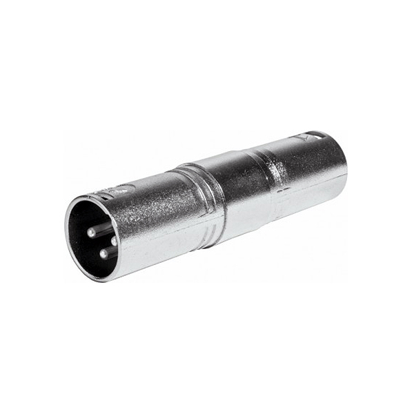Adaptador XLR3 Macho/XLR3 Macho