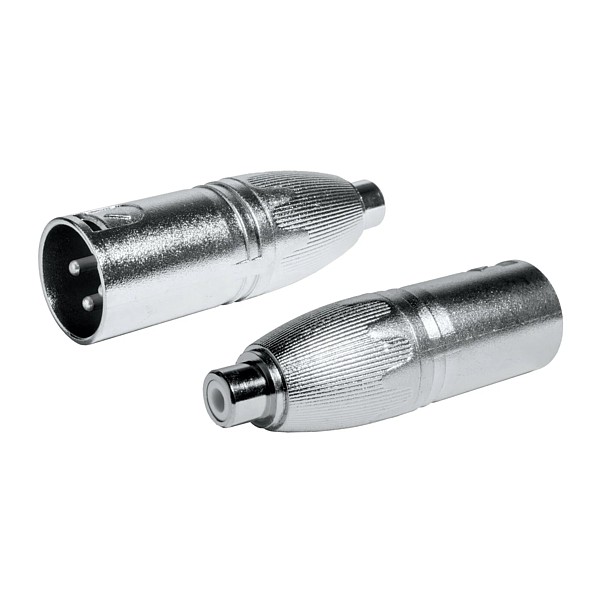 Adaptador XLR3 Macho/RCA Hembra