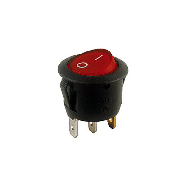 11478IL Interruptor 1C 2P Off-On Luminoso Rojo