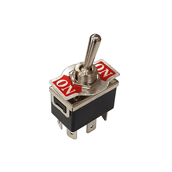 Conmutador 2C 2P On-On M12Ø 10A/250V