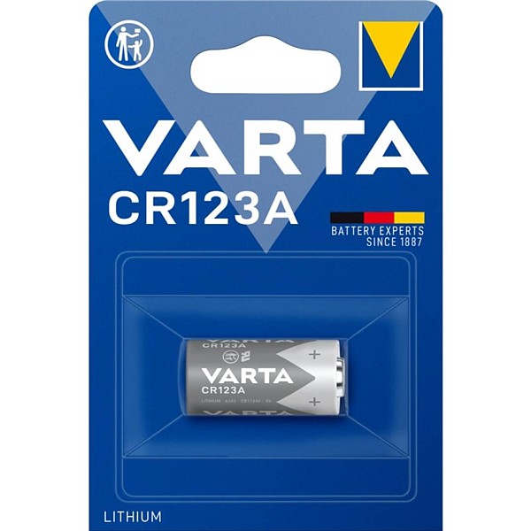 PILA LITIO CR123A VARTA 3V