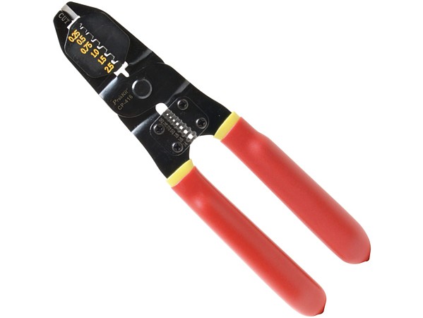 TENAZA TERMINALES, CORTA Y PELACABLES CP-416
