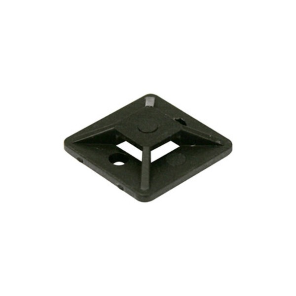 Base Fija Bridas 19x19mm Adhesiva Negra