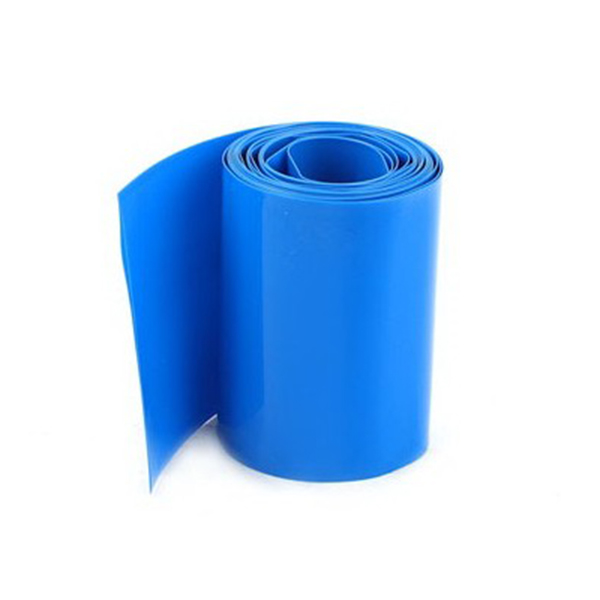 Termorretractil PVC Azul 127mmØ (200mm en Plano) 1mt