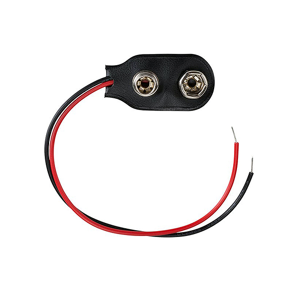 PORTAPILAS CONECTOR PILA 9V 6F22