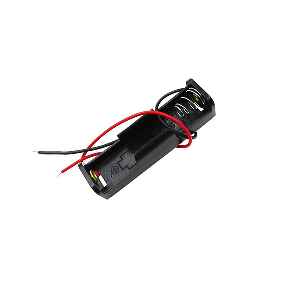 PORTAPILAS 1xR6 (AA) C/CABLE