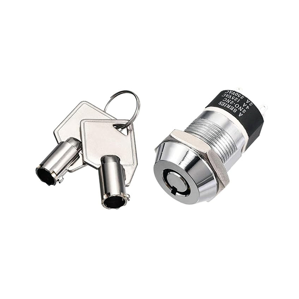 Interruptor Llave 2C 2P Off-On bipolar 4 pines