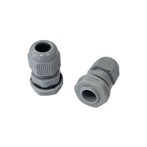 Prensaestopa Nylon IP68 M12 cable:3-6.5mm Gris