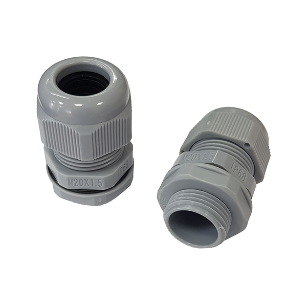 Prensaestopa Nylon IP68 M20 cable:10-14mm Gris