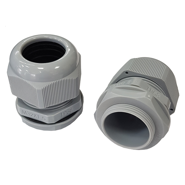 Prensaestopa Nylon IP68 M32 cable:18-25mm Gris