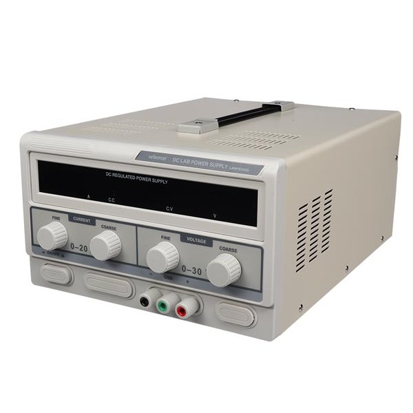 LABPS3020 FUENTE DE ALIMENTACIÓN DC PARA LABORATORIO CON DOBLE DISPLAY LED 0-30 VDC / 0-20 A
