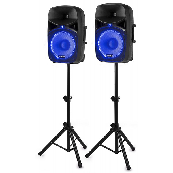 Vonyx VPS122A Set Plug & Play 800W con tripodes