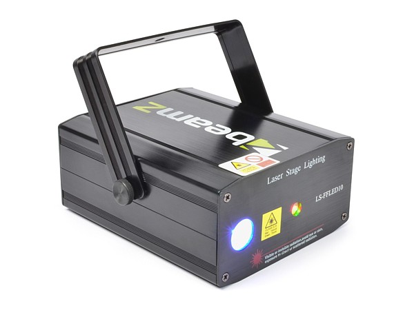 LS-FFLED10 Laser Rojo-Verde+Gobo+LED