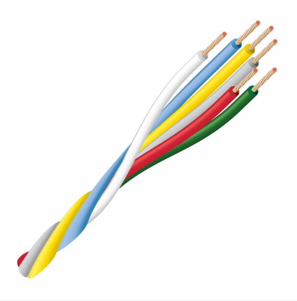 Cable trenzado 6x0,20mm2 Cu