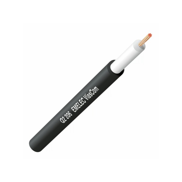 Cable tester 1mm2 Negro (100mts)