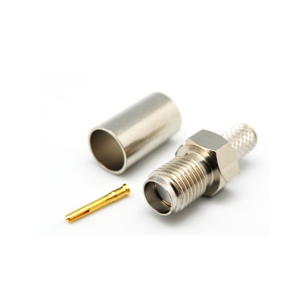Conector SMA Hembra RG223 Crimpar