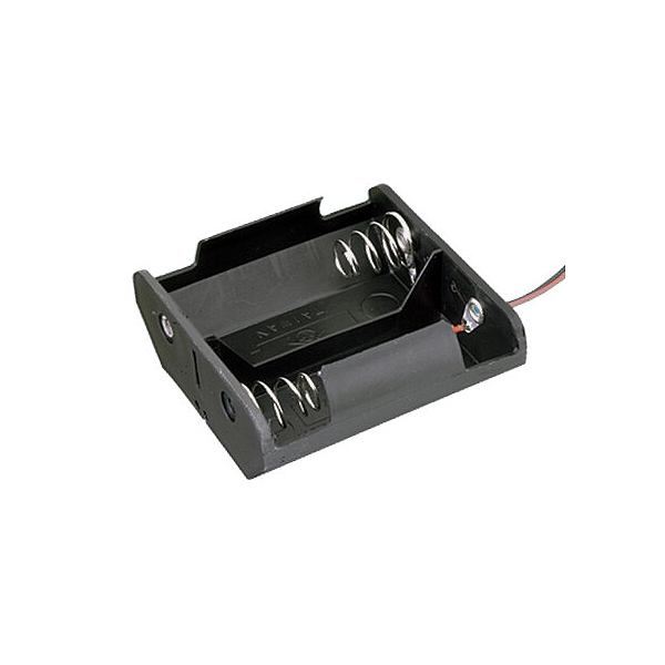 PORTAPILAS 2xR20 (D) POS.HORIZONTAL C/CABLE