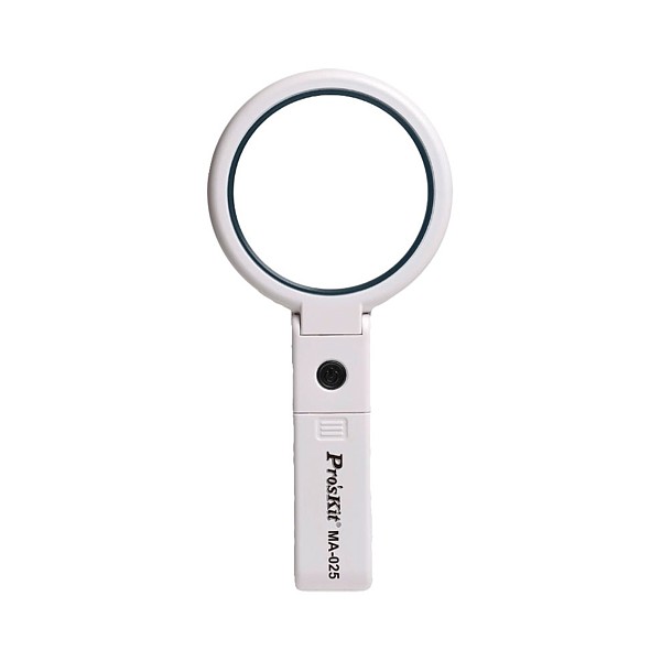 MA-025 Lupa de mano con luz Led Soporte articulado