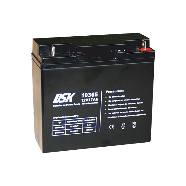Bateria 12V 17Amp Plomo GEL Cíclica
