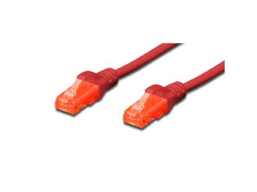 Latiguillo Cat6 UTP 2mts ROJO Cu