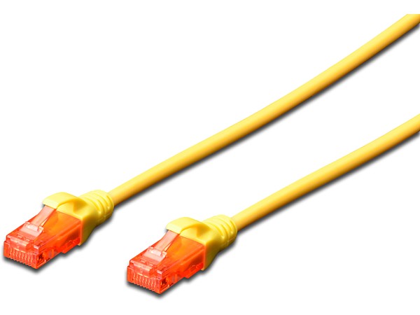 Latiguillo Cat6 UTP 5mts AMARILLO Cu