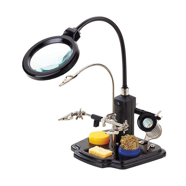 ZD-10Y Soporte soldador con lupa y accesorios