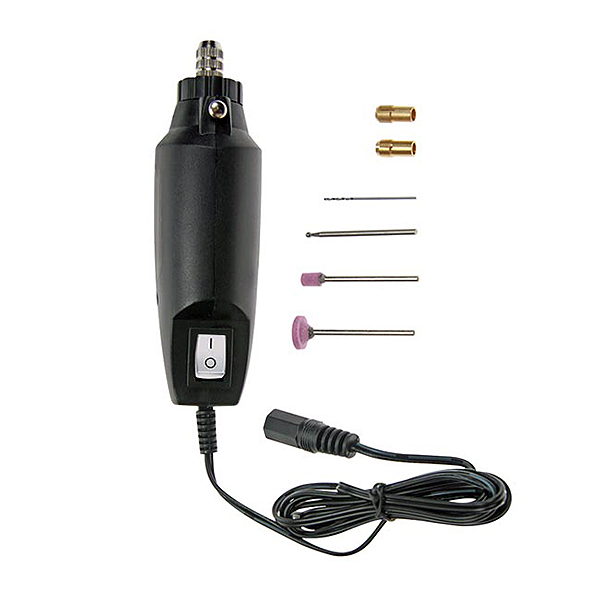 Mini Taladro 12Vdc 16.000 rpm con accesorios