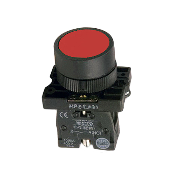PUL618RS-NO Pulsador OFF-(ON) 10A/250V M22 Rojo