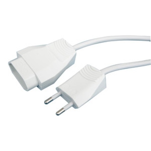 Prolongador eléctrico Euro blanco 3mts