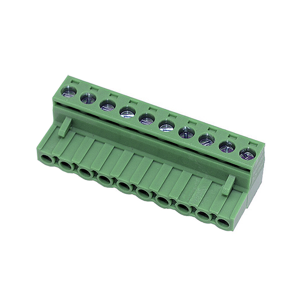 REGLETA ENCHUFABLE HEMBRA 10C P5,08mm ACODADA