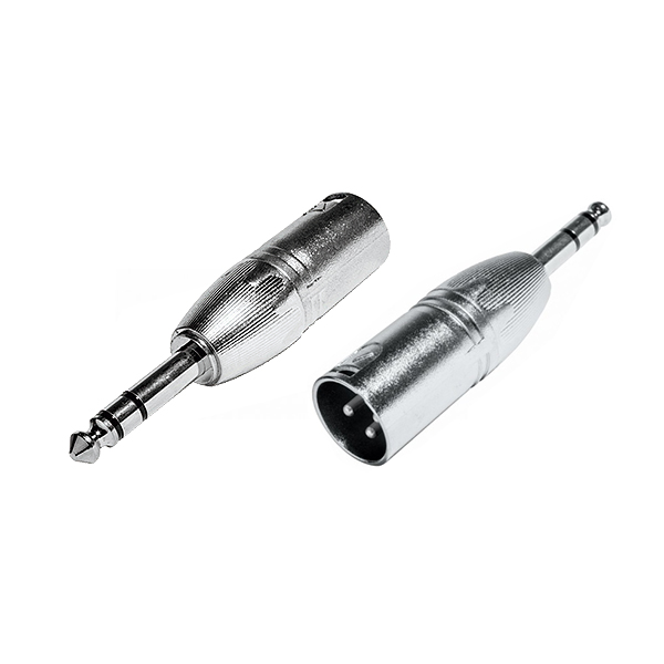 Adaptador Jack6,3St Macho/XLR3 Macho