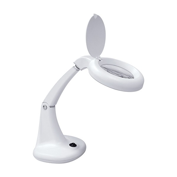 LUPA DE SOBREMESA CON LEDS 3 + 12 DIOPTRIAS HRV1210