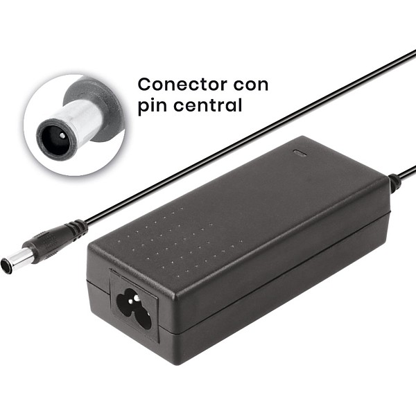 Alimentador 19Vdc/2,1Amp jack 6,5x4,4mm Pin central